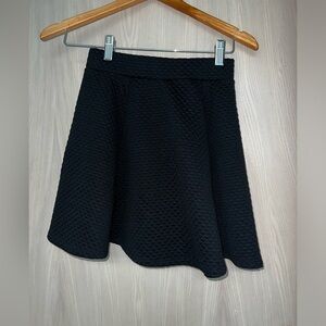 Divided Black Skirt